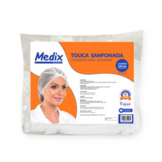 Touca sanfonada com elástico